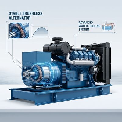 300kW 375kVA Cummins Diesel Genset Silent Type Generator Set 50Hz 3 Phase with Stamford Alternator