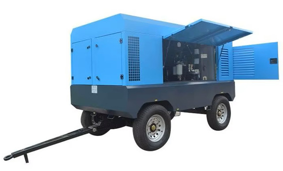 インゲルソル・ランド 550cfm 350cfm 12バーディーゼルエンジン 石穴用のポータブル空気圧縮機