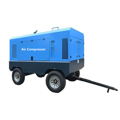 ディーゼル駆動のスクリューエア・コンプレッサー カミングスエンジン400CFM 7Bar ポータブル・エアマン・ホイール・トレーラー
