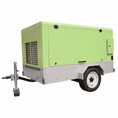 携帯 16bar 250CFM 400CFM ディーゼルエンジンの移動式トラック用空気圧縮機