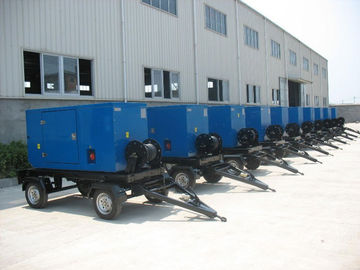 移動式トロリー パーキンズのディーゼル発電機65Kva 150kw 100kva水は冷却した