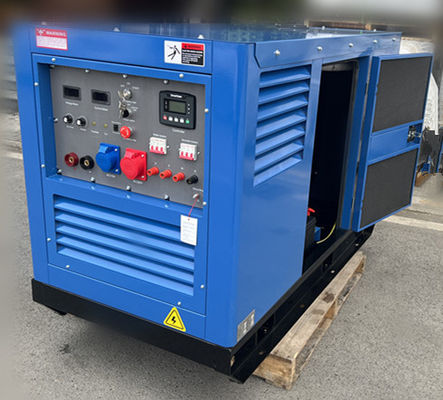 産業ディーゼル機関主導のアークの棒のティグ溶接機械ミラー溶接工の発電機大きく青い400 600x