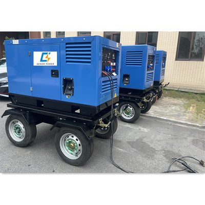 スーパーサイレントキャノピー 300Amp 450A 600Amp ウェルダー モバイル ディーゼルエンジン駆動 DC発電 溶接工場